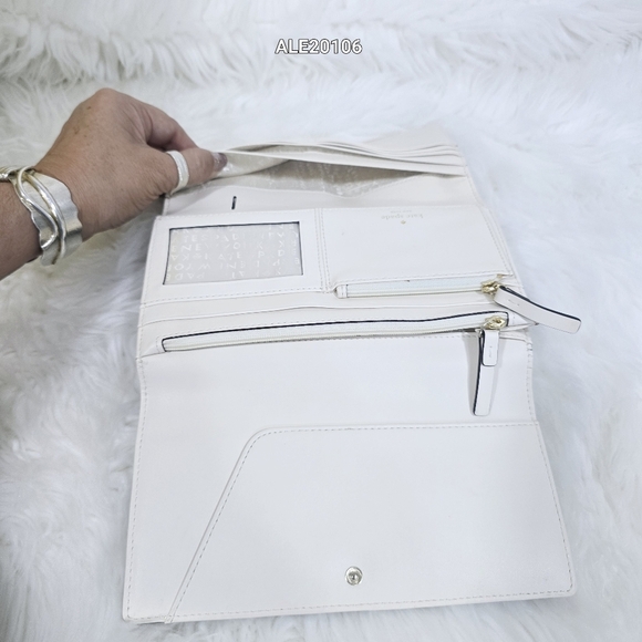 Kate Spade Gray Leather Large Wallet - Picture 10 of 16